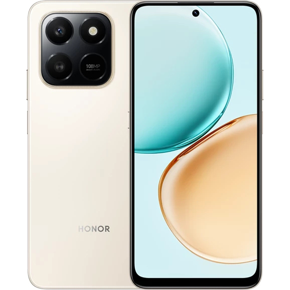 Смартфон HONOR X7d 8/256 ГБ Золотистый