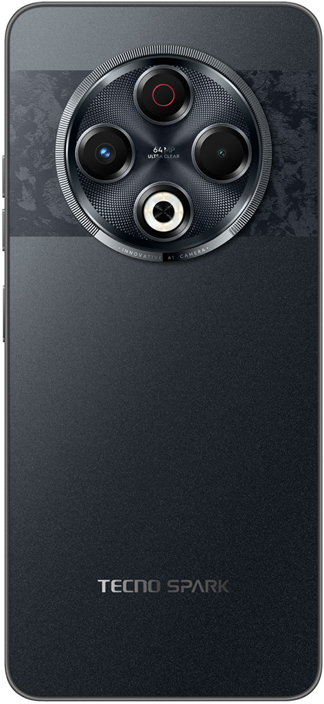 Смартфон TECNO Spark 30 8/256 ГБ Чёрный