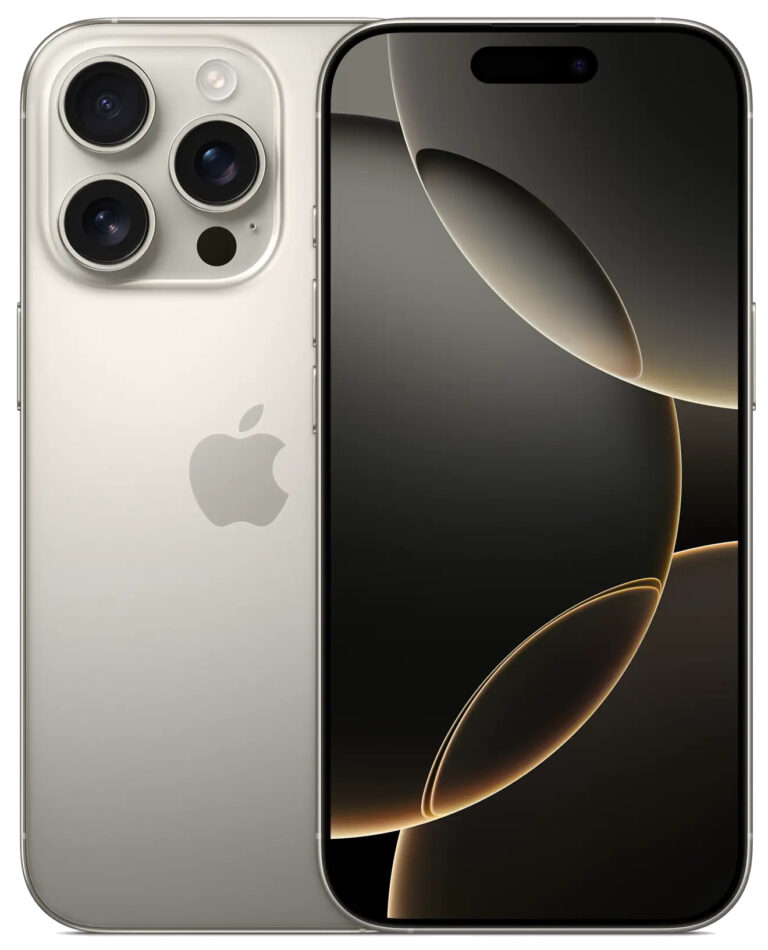 Смартфон Apple iPhone 16 Pro 128 ГБ MYNG3ZD/A «Натуральный титан» (nanoSIM+nanoSIM, без RuStore)