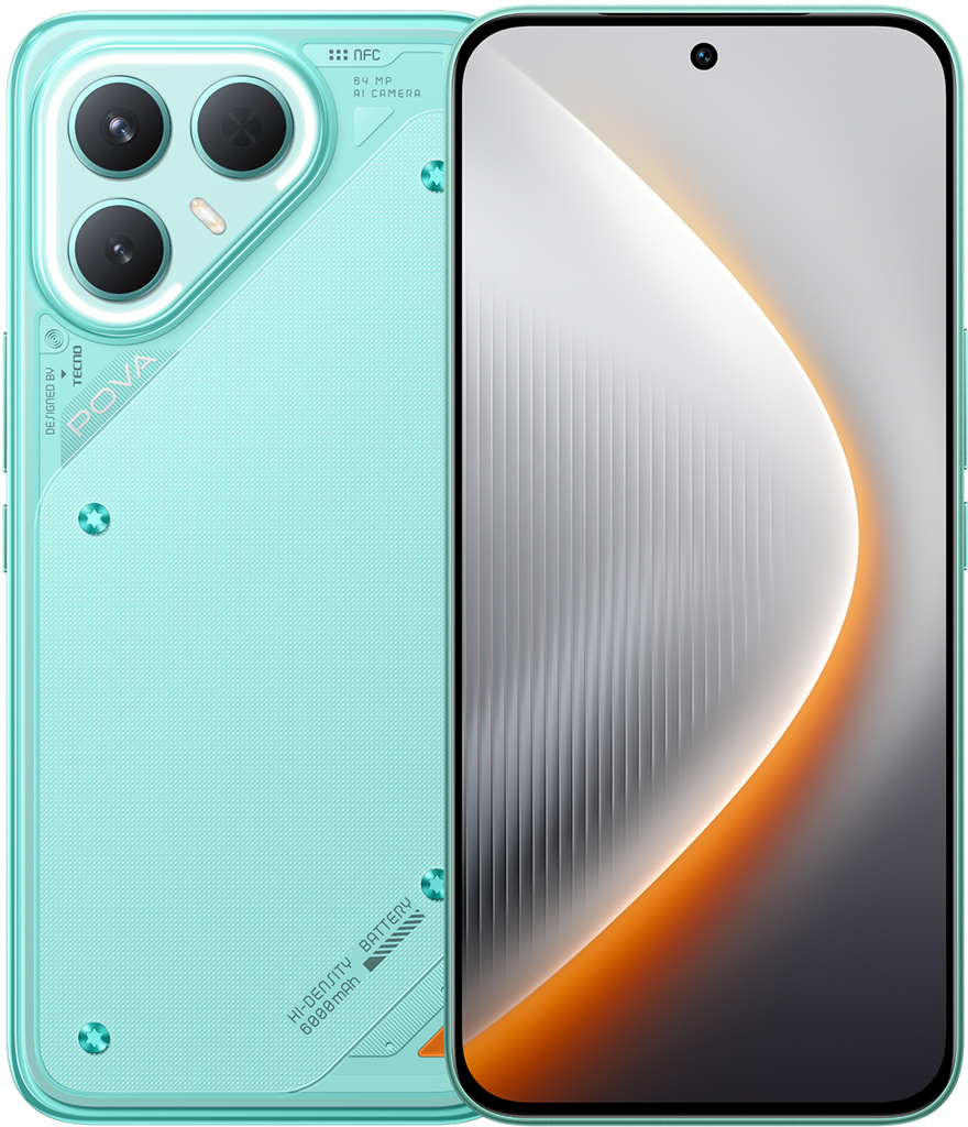 Смартфон TECNO Pova 7 Pro 5G 12/256 ГБ «Бирюзовый неон»