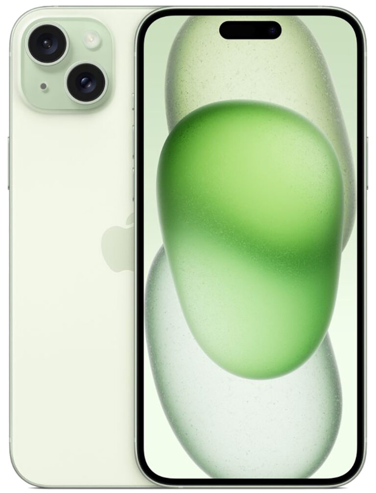 Смартфон Apple iPhone 15 Plus 128 ГБ MTXE3CH/A Зелёный (nanoSIM+nanoSIM, без RuStore)