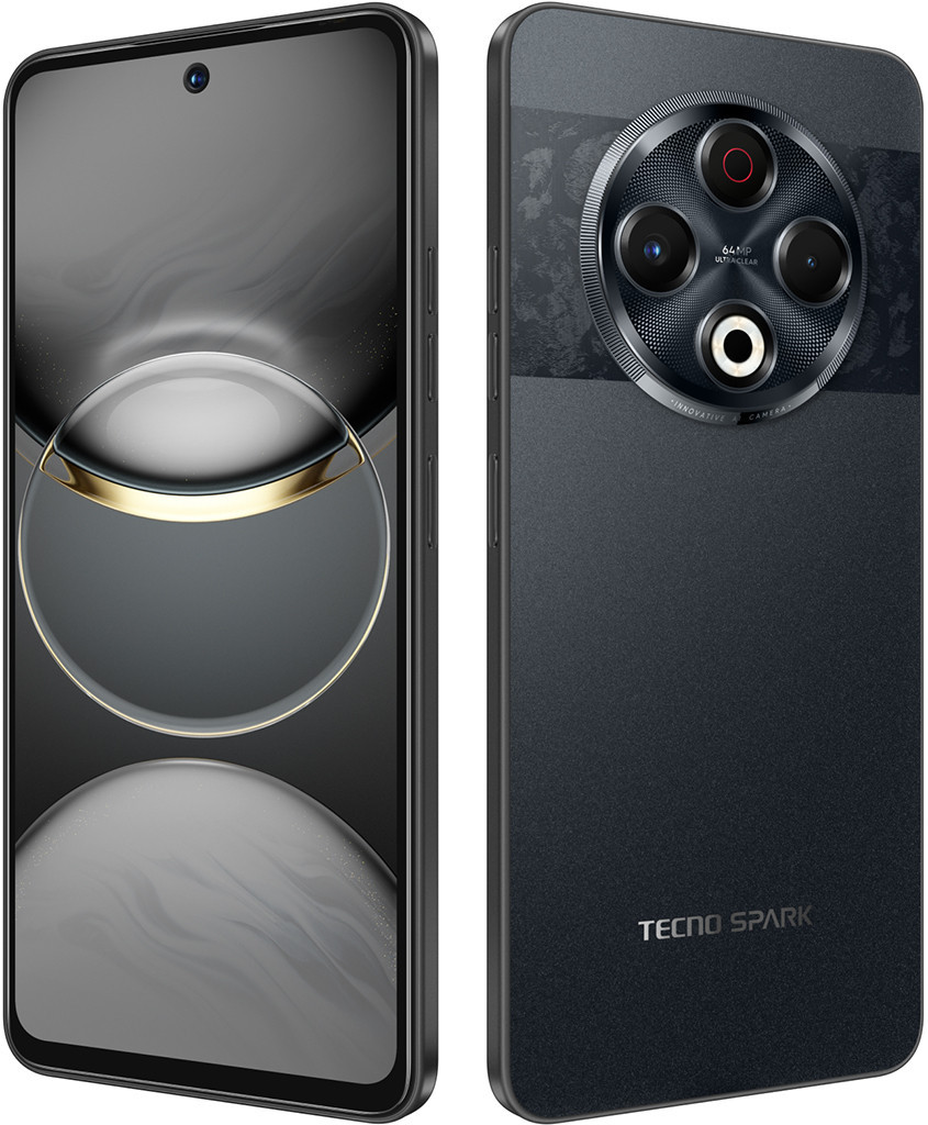 Смартфон TECNO Spark 30 8/256 ГБ Чёрный