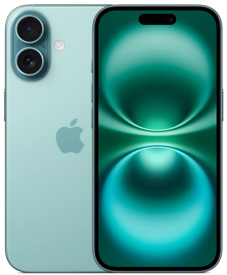 Apple iPhone 16 128 ГБ, бирюзовый