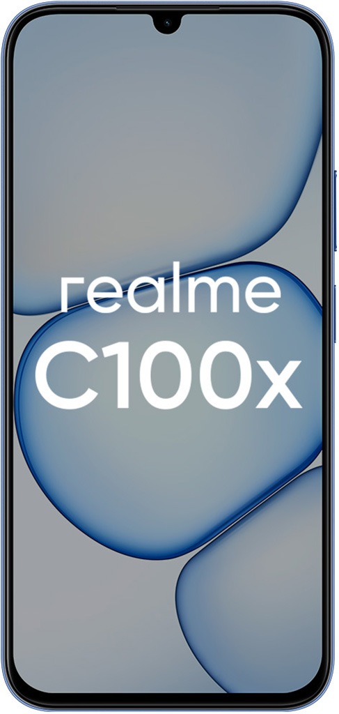 Смартфон realme C100X 4/128 ГБ Голубой